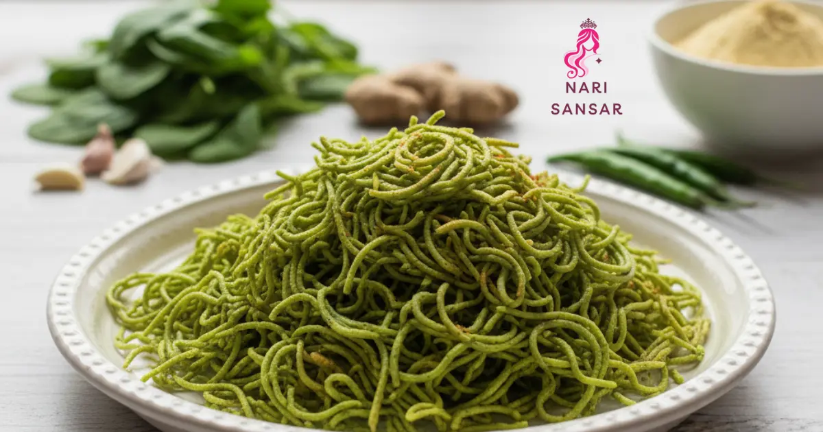 Palak Sev Recipe